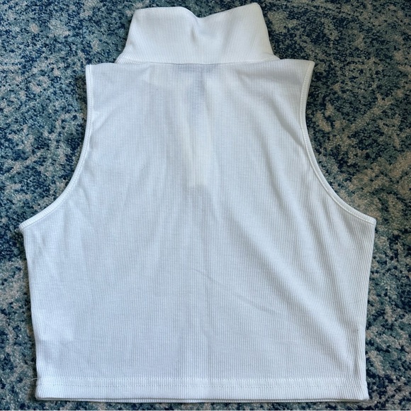 SHEIN White Ribbed Tank Top - Picture 2 of 6